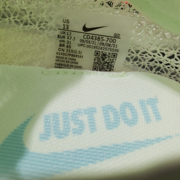 Nike Air Zoom Victory Pack Neon Green CD4385-700 Track Field Spikes Sz Men's 13 - Picture 10 of 10